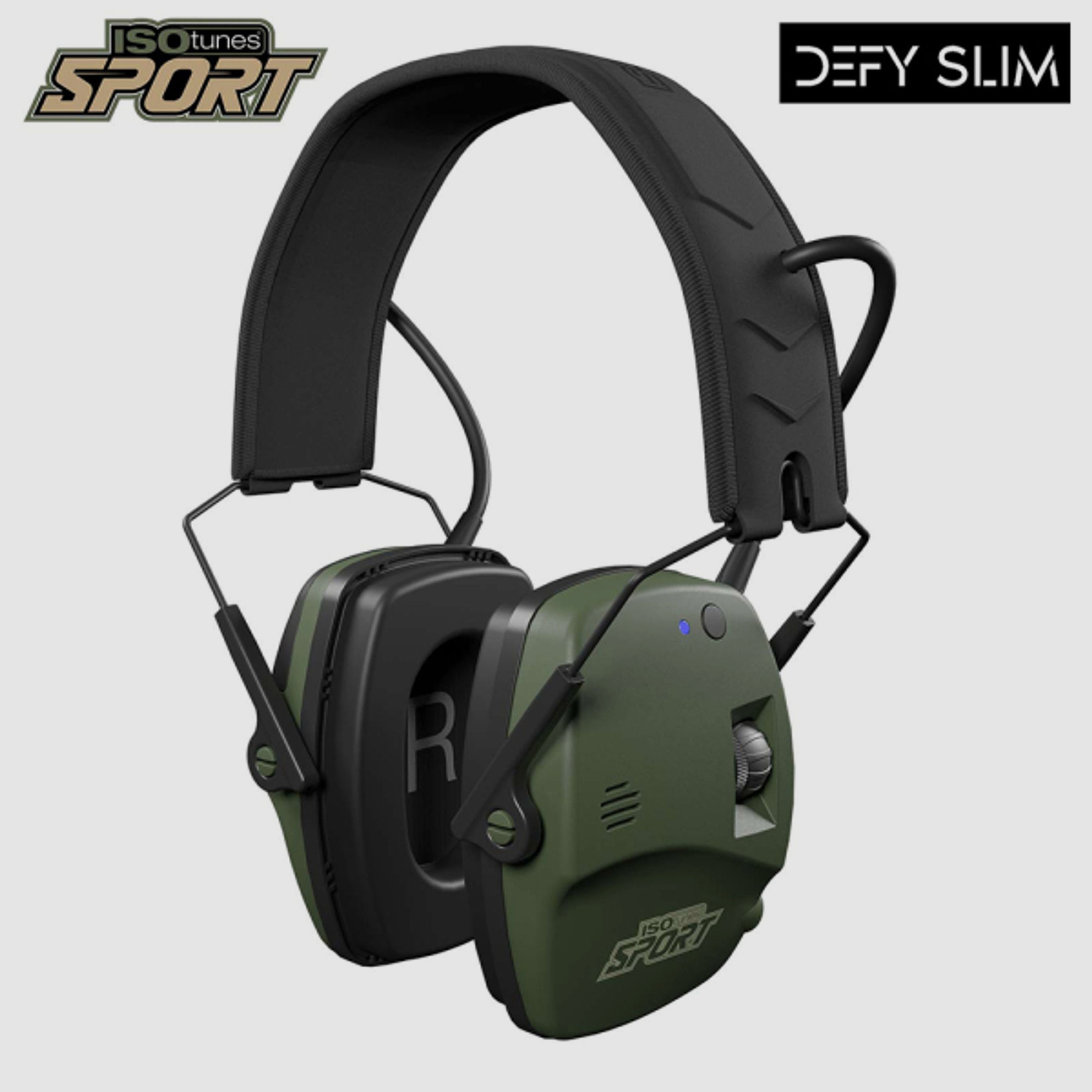 ISOTUNES Sport Defy Slim Bluetooth aktiver Gehörschutz Jagd u. Schießsport 27dB SNR / 20dB NNR 310g