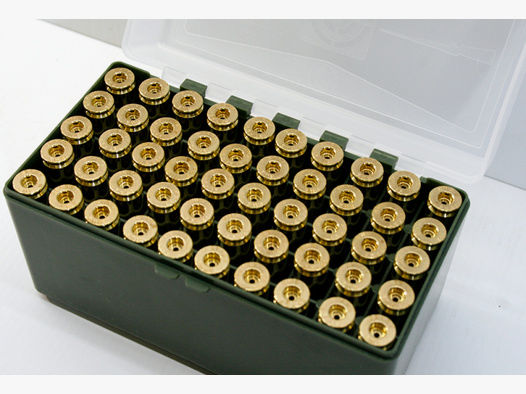 50 Stück NEUE RWS Hülsen 6,5x65 RUAG HighEndCases Wiederladehülsen 6,5 x 65 6,5mm 65mm in 50er BOX