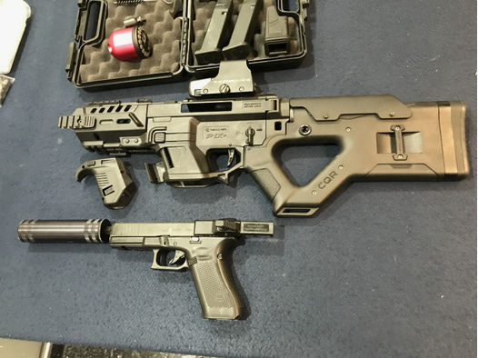 Glock 17 GEN5 PAK AR Recover P-IX 4 Magazine 9mm HERA Arms Red Dot tactical Umbau 18 19 Luger