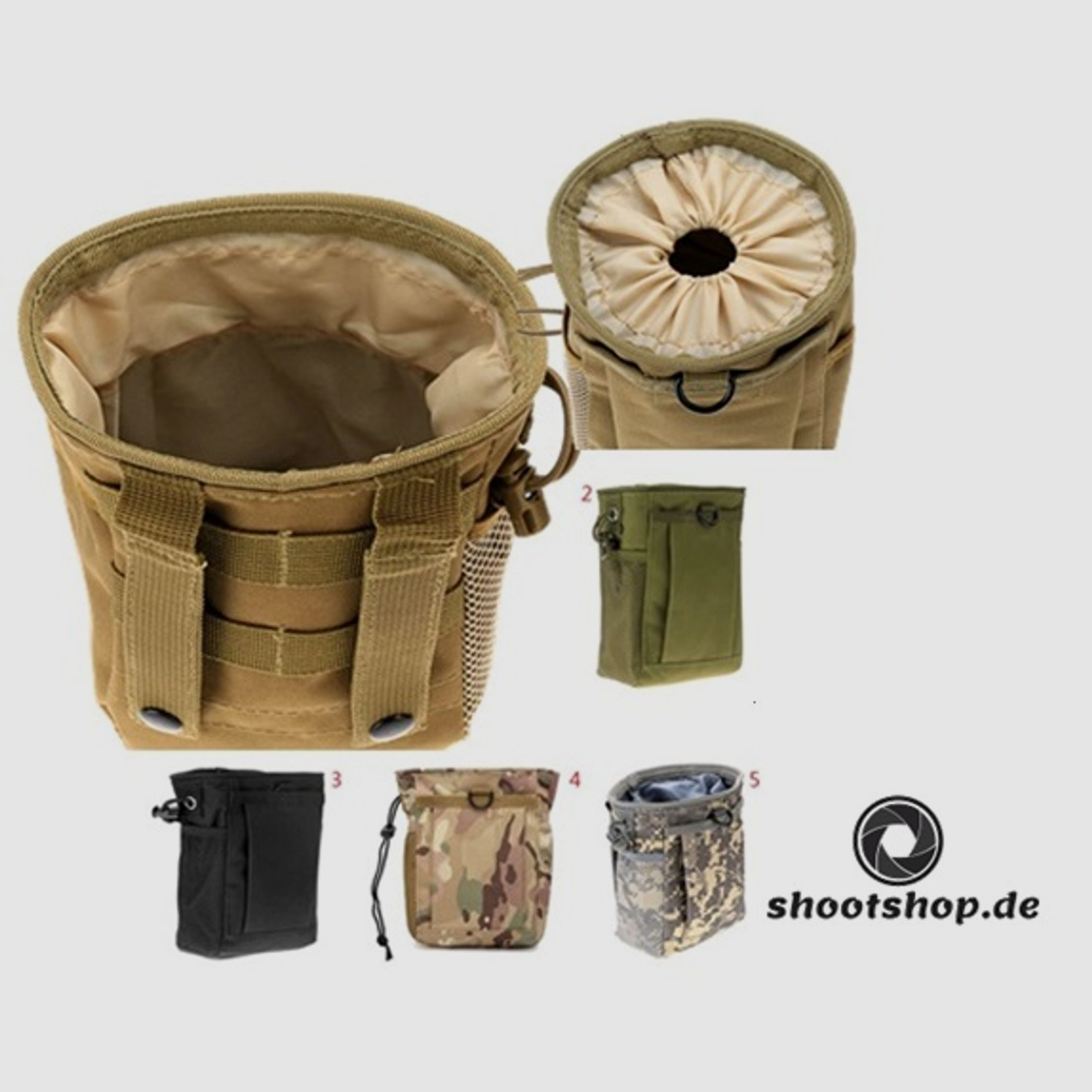 Tasche für Flintenmunition zum TT-Schiessen