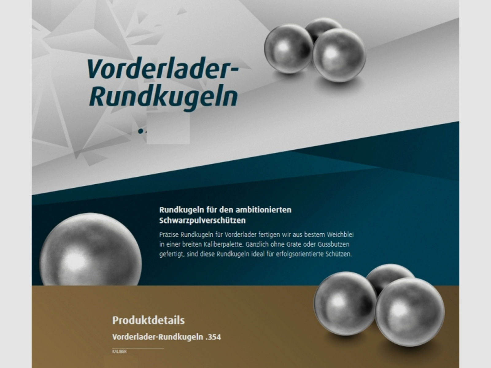 50 Stück H&N Vorderlader BLEI Rundkugeln VL RUND Kaliber: .540 | 13,75mm Schwarzpulver #94045400001