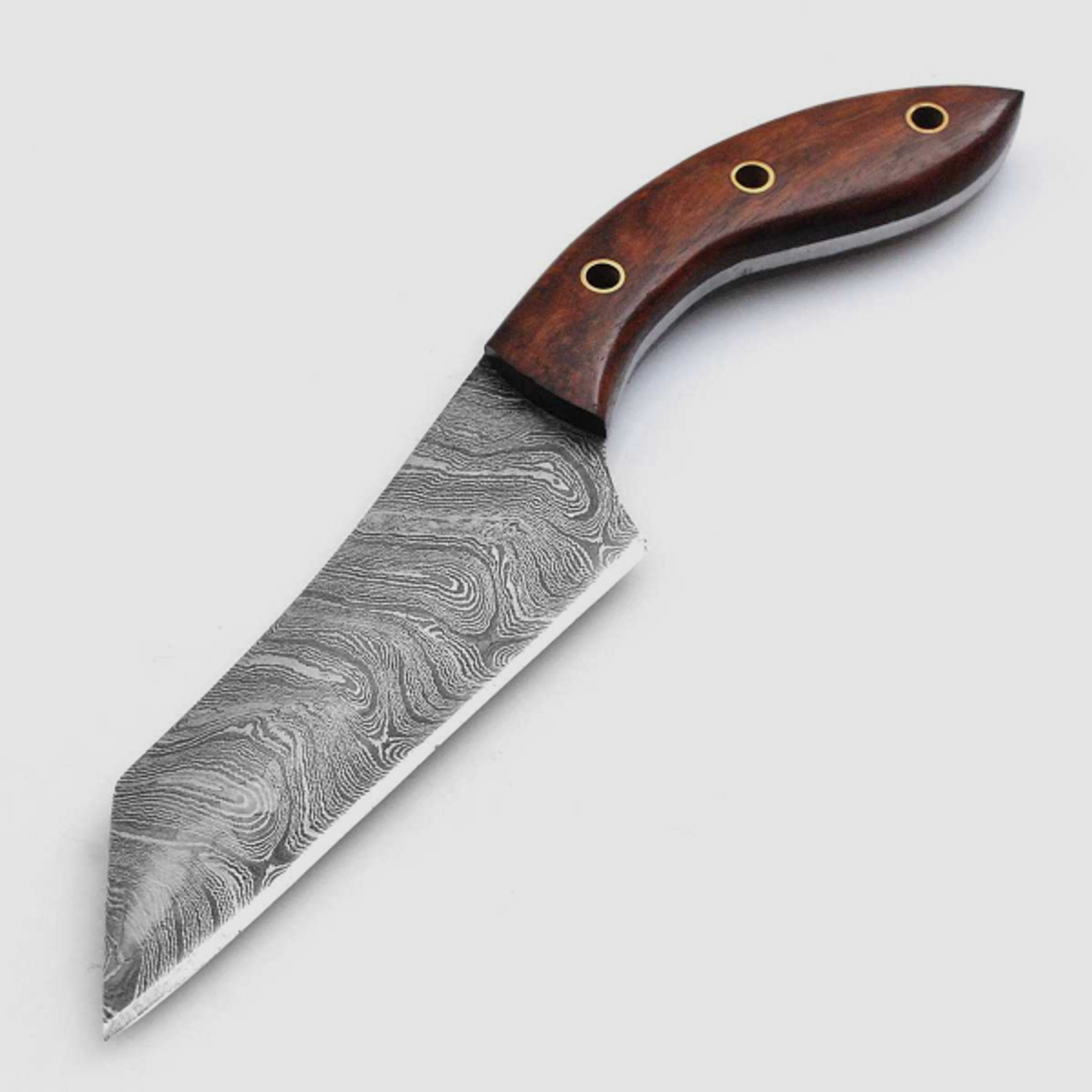 Damast Messer, sehr schönes Hand geschmiedetes Damast Jagd Messer 727EA