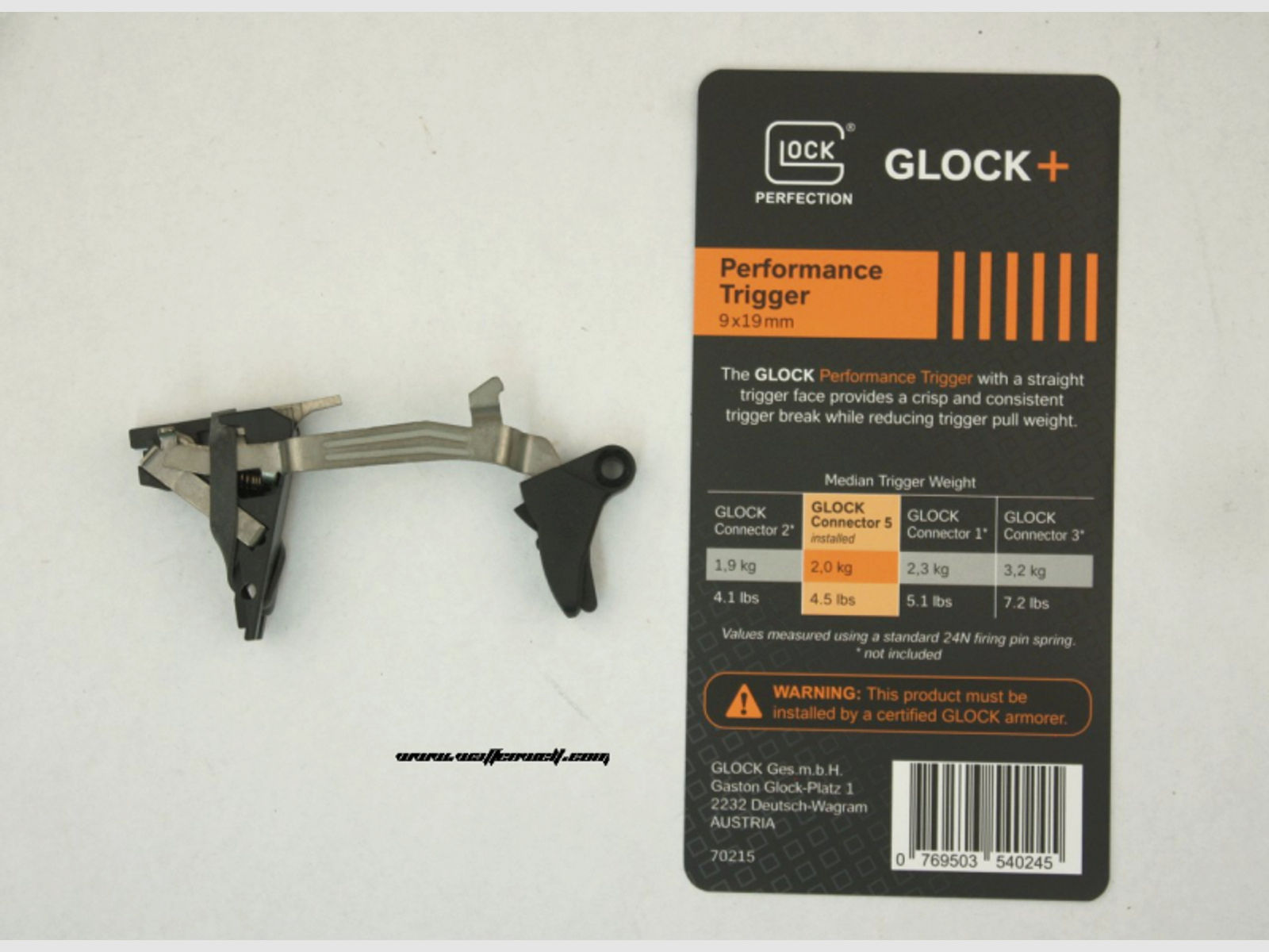 GLOCK Performance Abzug Trigger Glock Gen. 4 & 5 für KK & .40S&W & .357SIG & 9mm Pistolen