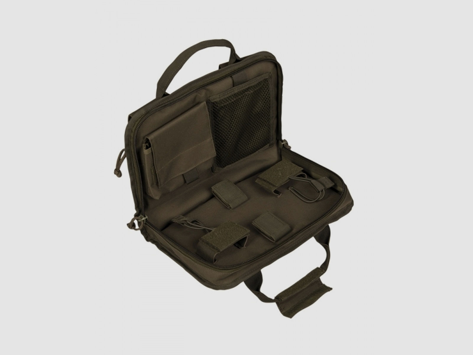 Tactical Pistolentasche Oliv SMALL (34cm)- gefüttert  Pistol Case Transport Waffentasche