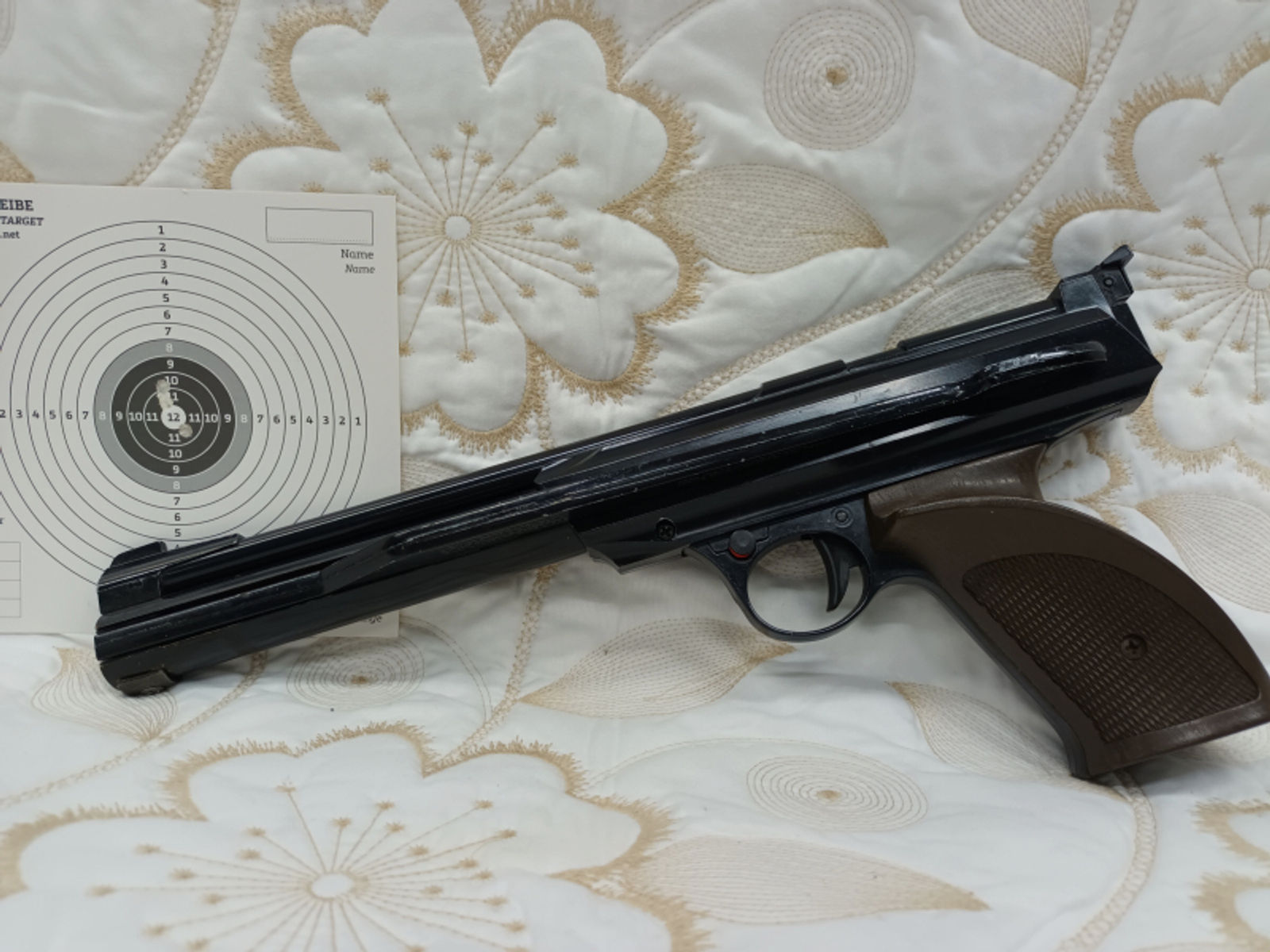 LUPI Daisy 717 Matchpistole LP Luftpistole Pistole 4,5mm Diabolo Seitenspanner - DICHTUNGEN ALLE NEU
