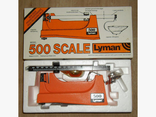 NEUE Lyman Pulverwaage 500 Scale Powder Scale #7752202