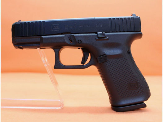 Ha.Pistole 9mmLuger Glock19 Gen5 (MOS) FS 102mm Lauf Modular Optic System f. Red Dot Sight (9mmPara)