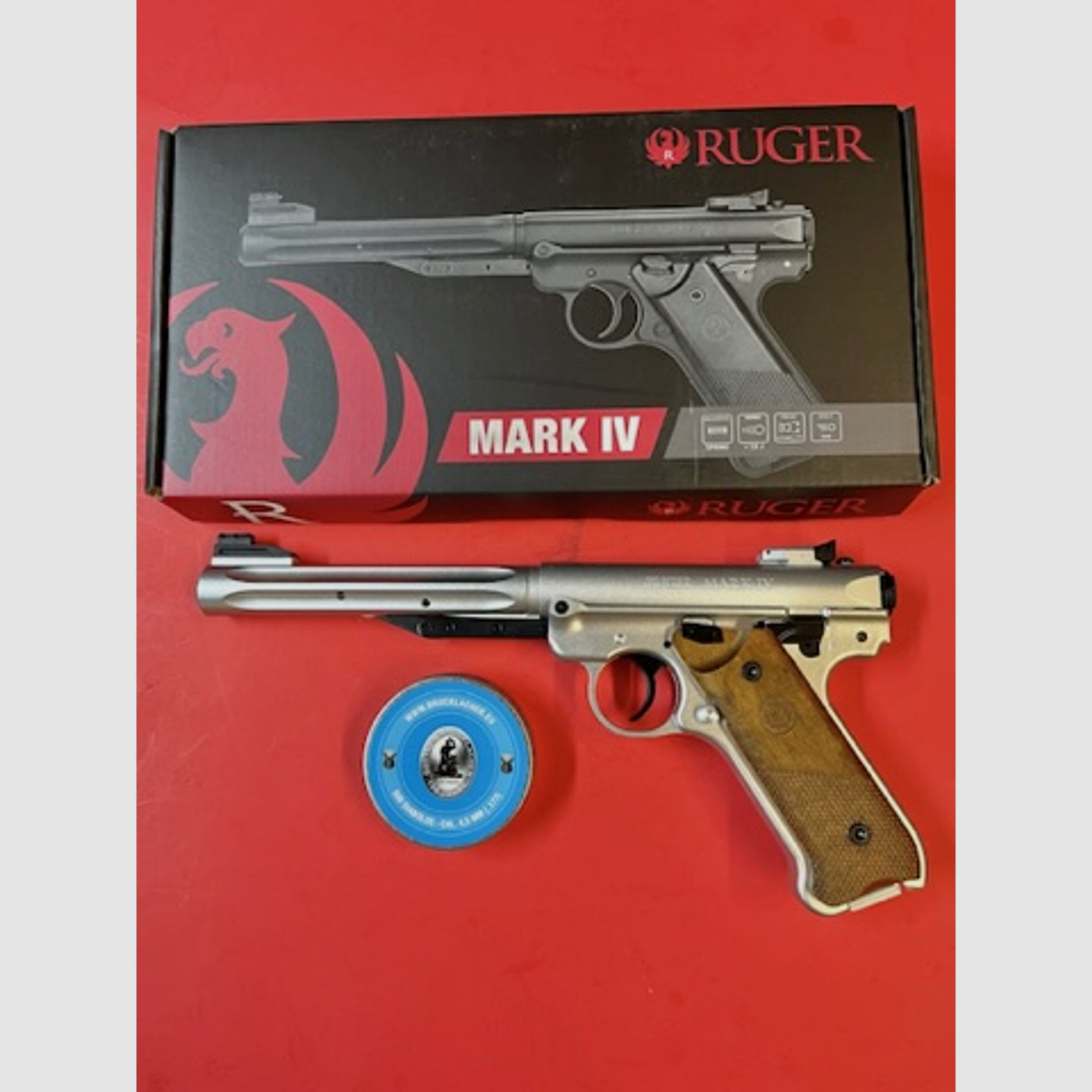 Ruger Mark IV stainless Luftdruckpistole
