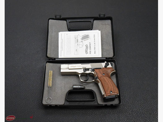 Umarex: Schreckschuss-Pistole Walther Mod. P88-9 Compact vernickelt (PTB 613), Kal. 9 mm P.A.K.