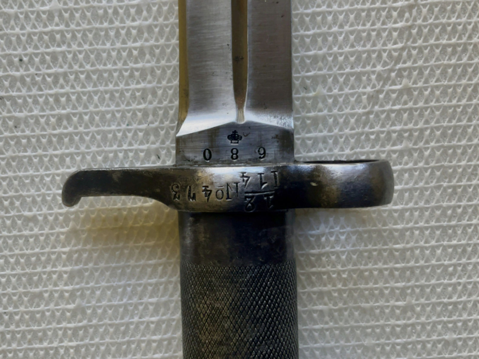 Schweden Bajonett für Mauser 1896 mit Koppelschuh