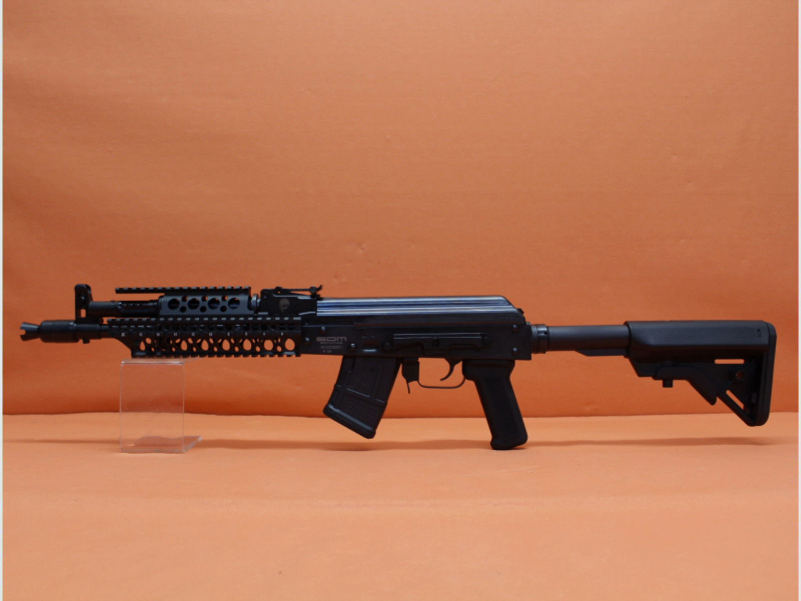 Ha.Büchse 7,62x39 SDM AK-104s 12,5"/ 322mm Lauf/ 14mm Montageschiene/ Alu 4-Rail-System (AKM/AK47)