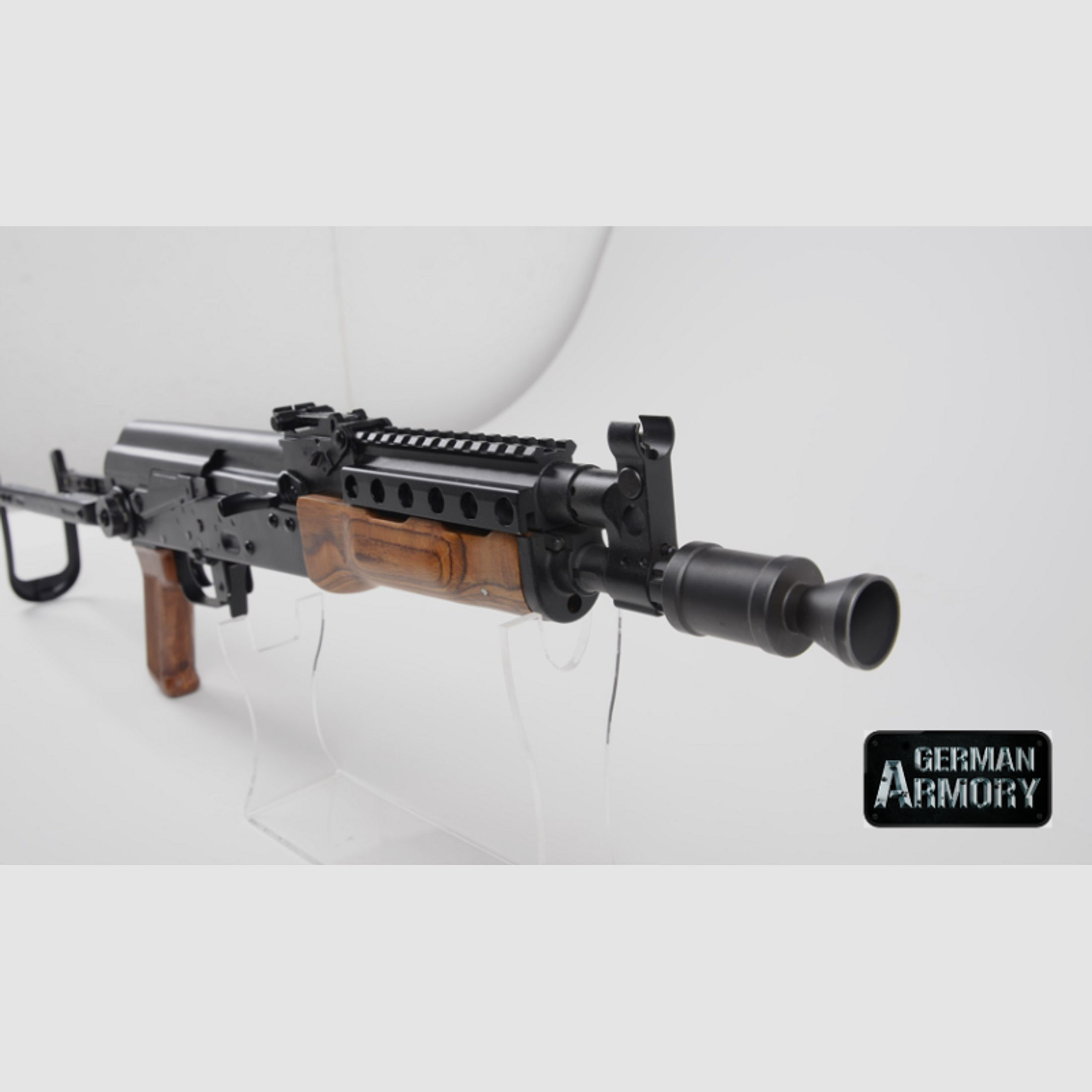 WBP Gasrohr kurz mit Picatinnyschiene Mini Jack für Rotpunktvisier AKM AK 47 74