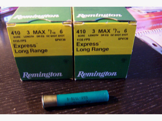 43 Stück Remington Express Long Range Kaliber 410 Nr.6