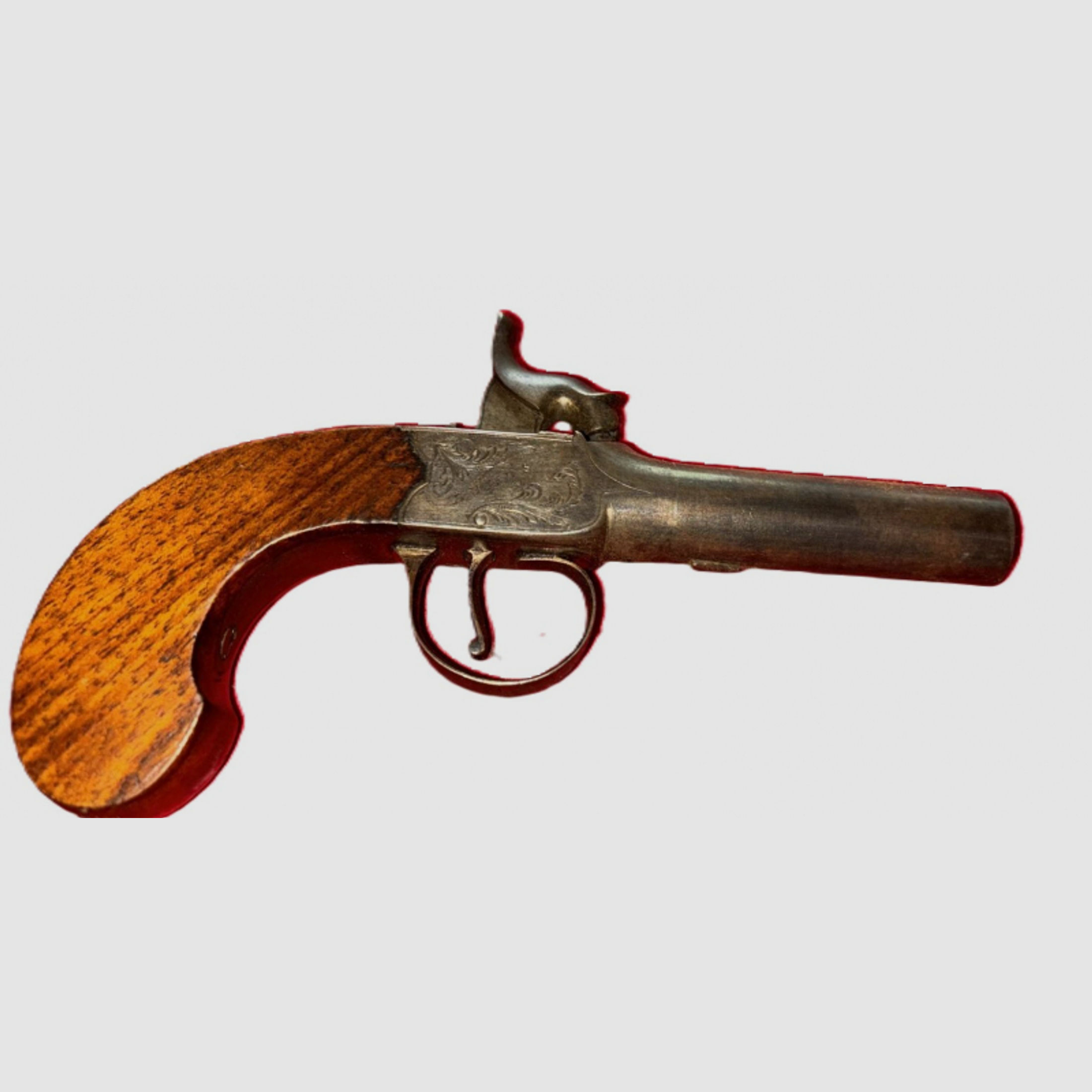 alte gestempelte Vorderlader Pistole - Cal. 12mm -