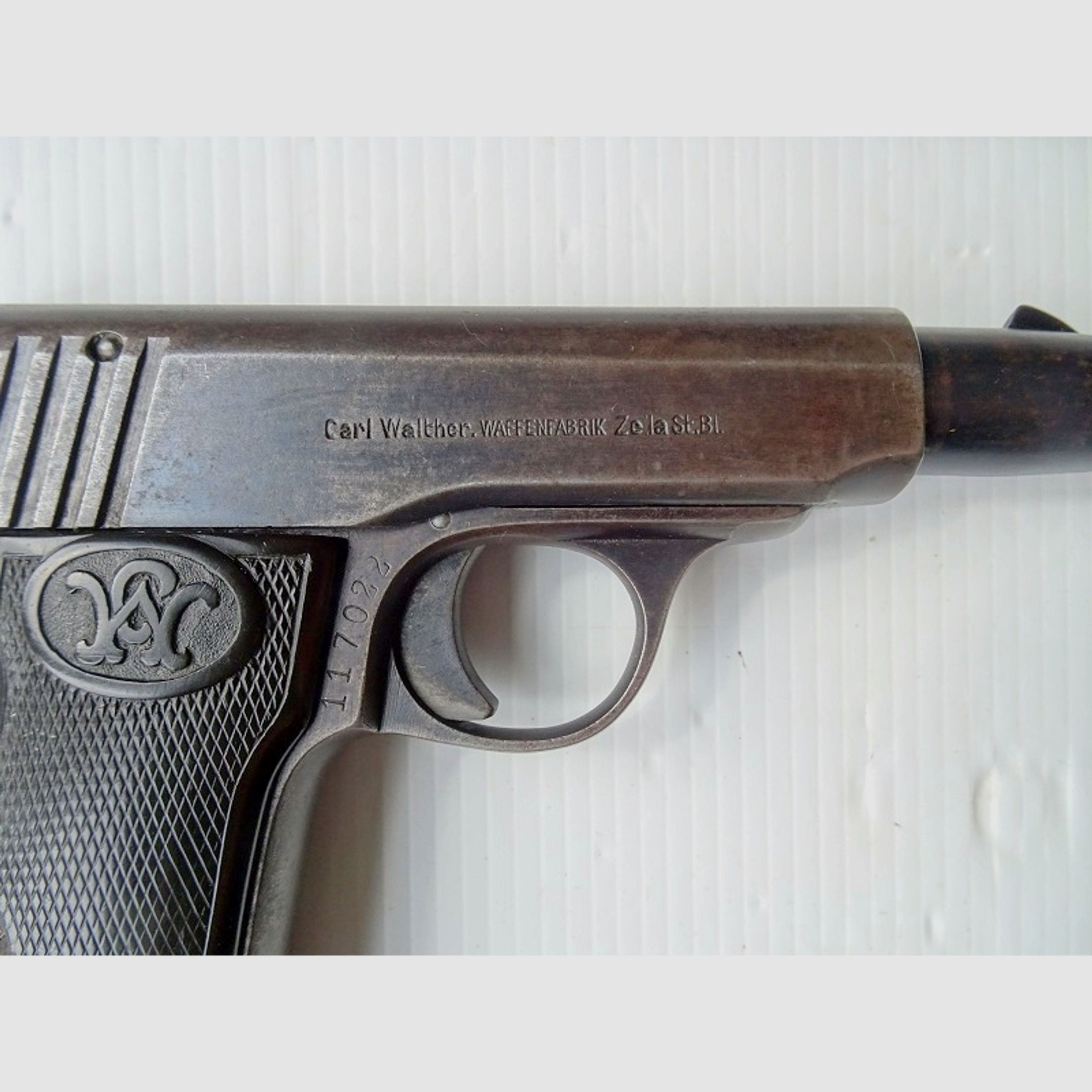 Walther Modell 4, Zella St. Blasii, Kal. 7,65mmBrown.
