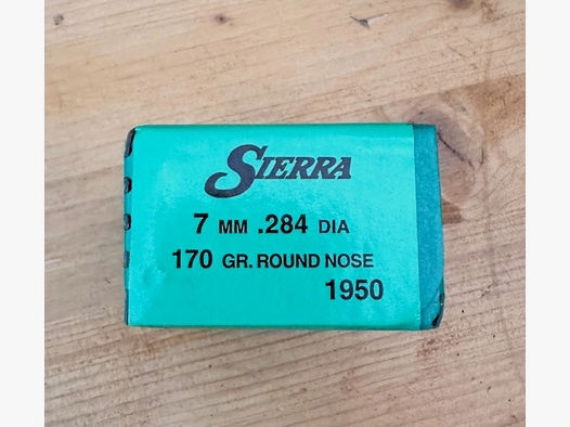Sierra Geschosse 7mm .284 170 gr Round Nose (100 St.)