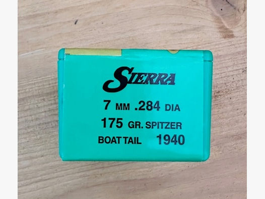 Sierra Geschosse 7mm .284 175 gr. Spitzer Boattail (100 St.)