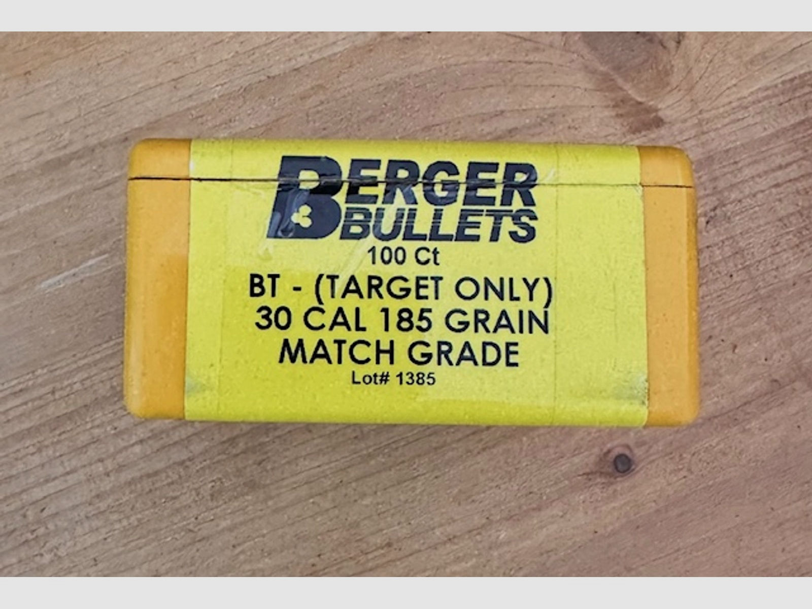 Berger Geschosse 30cal. 185gr. Match Grade BT (100 St.)