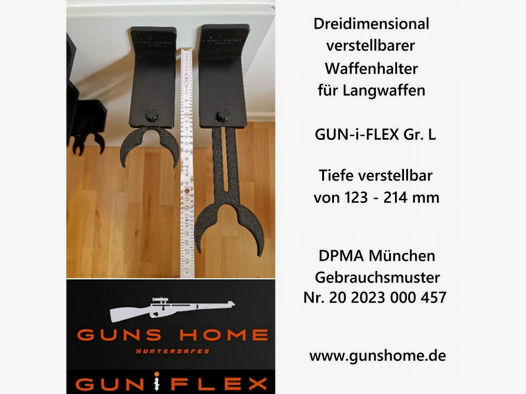 Waffenhalter 3-dimensional verstellbar GUN-i-FLEX Gr. L