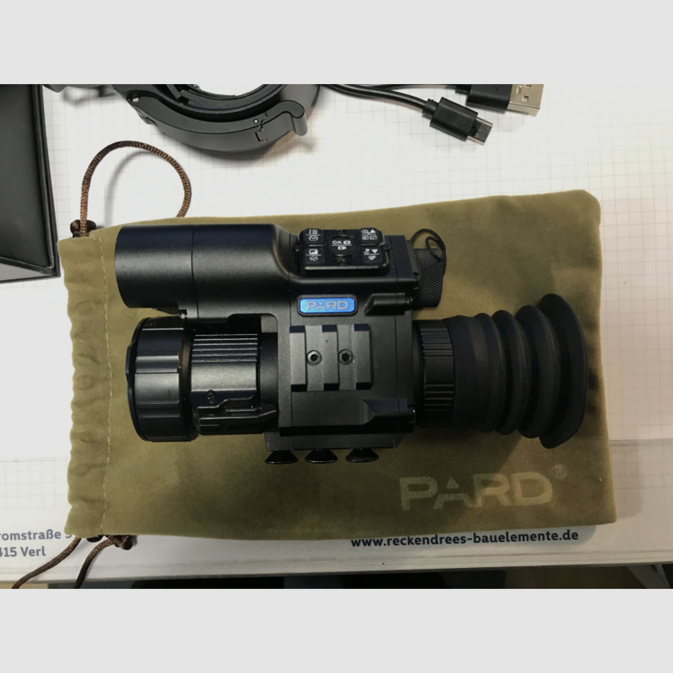 Pard FT32 mit LRF Entfernungsmesser Okular-Adapter Augenlinse od. Zielfernrohr