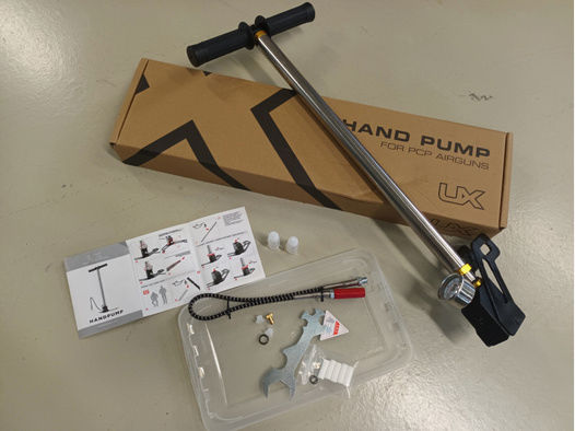 Pressluft Handpumpe Umarex UX Pumpe für Pressluft Gewehr LG /LP Luftpistole