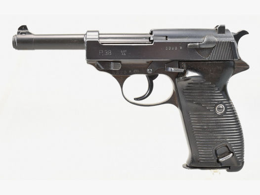 WK II Pistole P.38 aus MAUSER Fertigung " byf 44 " im Kaliber 9mm Luger