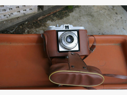für Kamerasammler alte Agfa Isola Rollfilmkamera - funktioniert