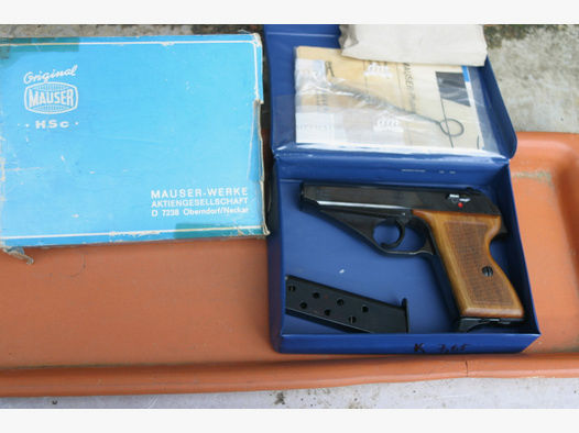 Pistole Mauser HSC wie neu in original Box
