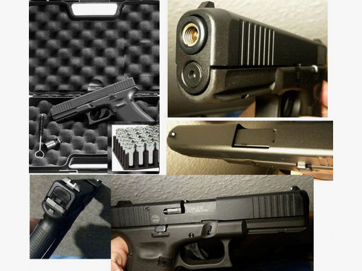 Glock 17 Gen5 schwarz, NEU Glock 17 Gen 5 + Munition
