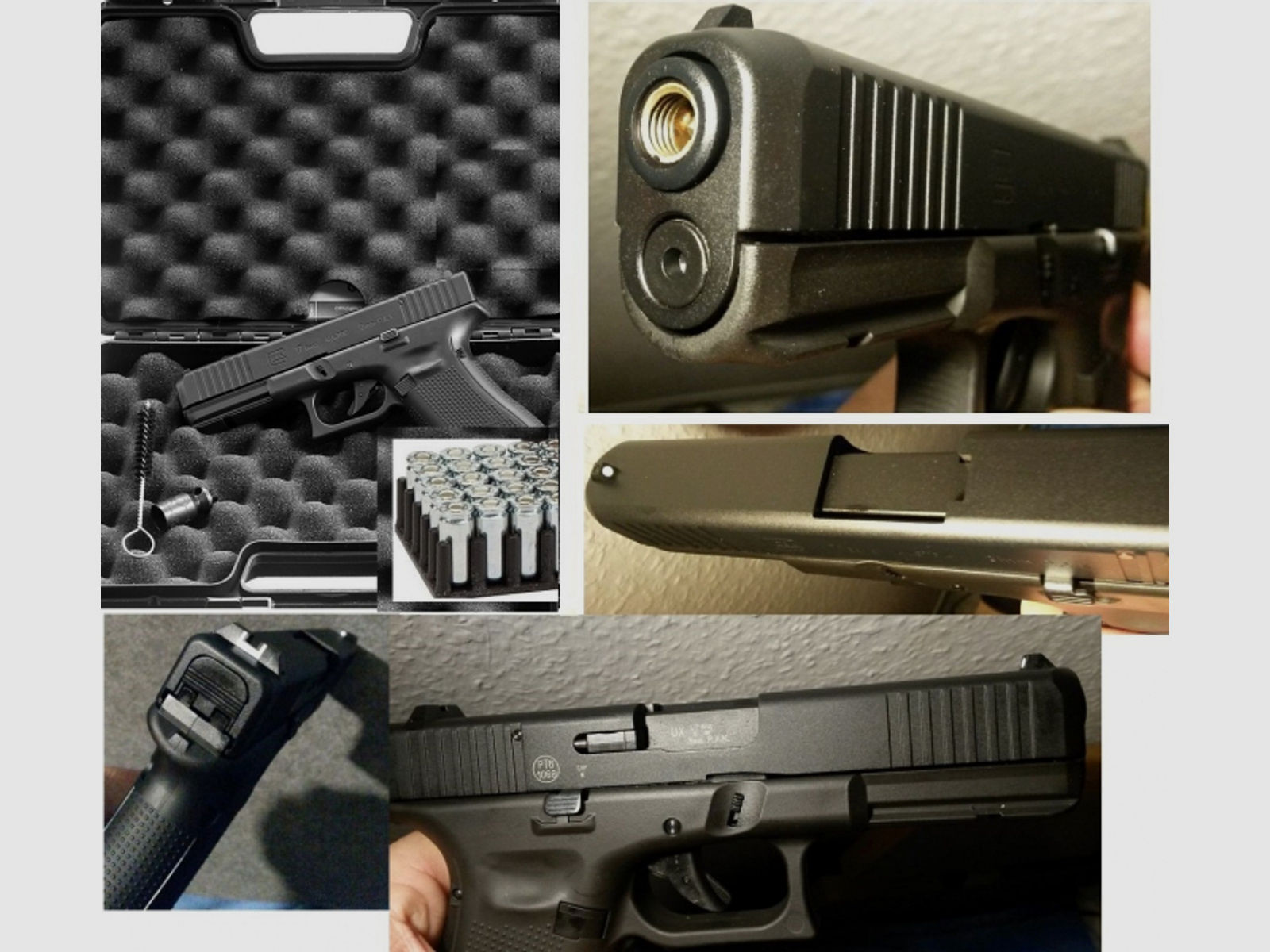 Glock 17 Gen5 schwarz, NEU Glock 17 Gen 5 + Munition