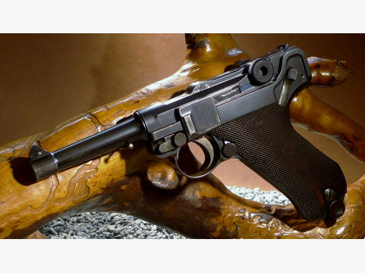 Selten ! Pistole DWM P08 "Su38", Luger, P-08 "Sneak Luger", 7,65mm Para / Luger, Super Zustand !