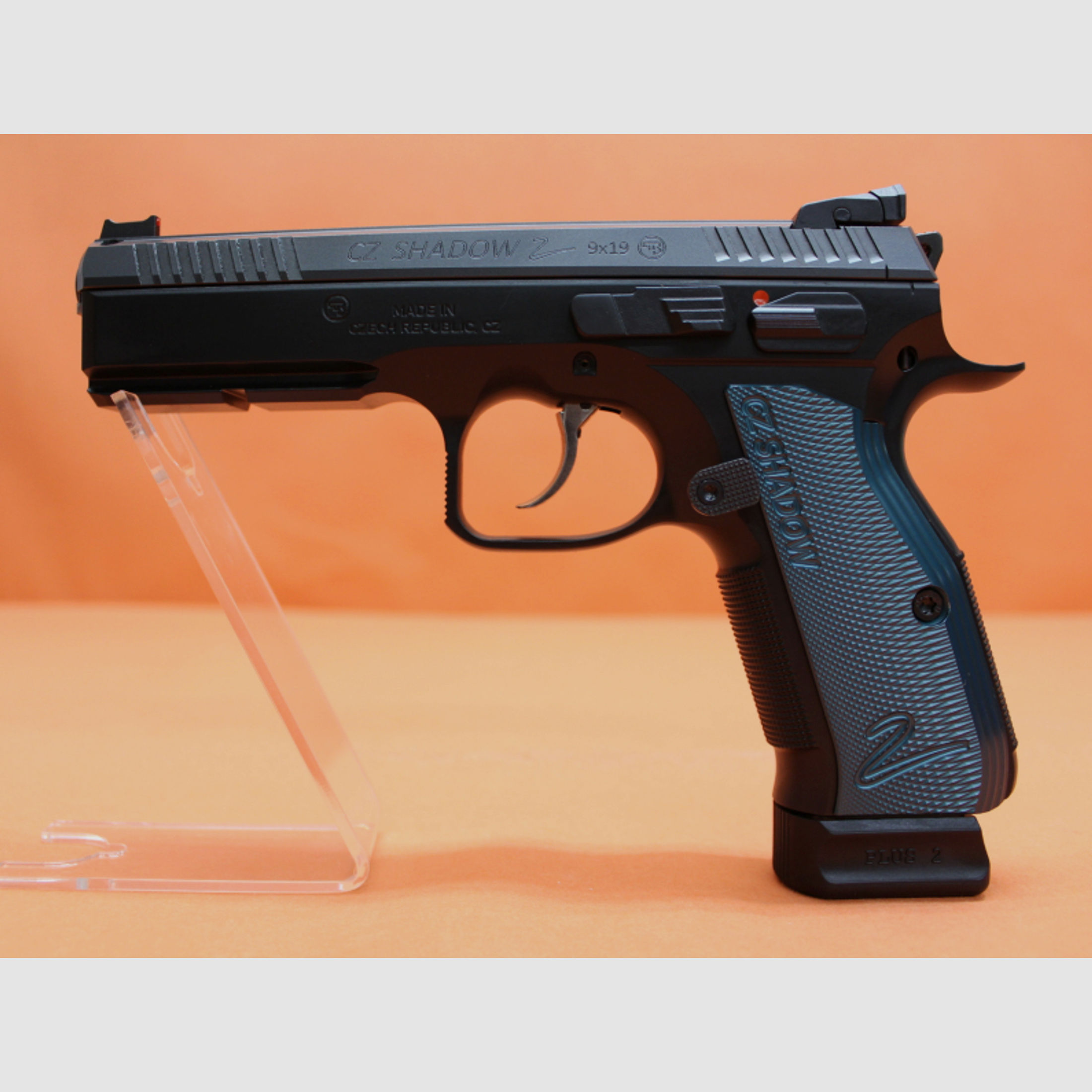 Ha.Pistole 9mmLuger CZUB SHADOW2 Black Poly DA/SA 119mm Lauf/ 3 Magazine CZ 75 (9mmPara/9x19)