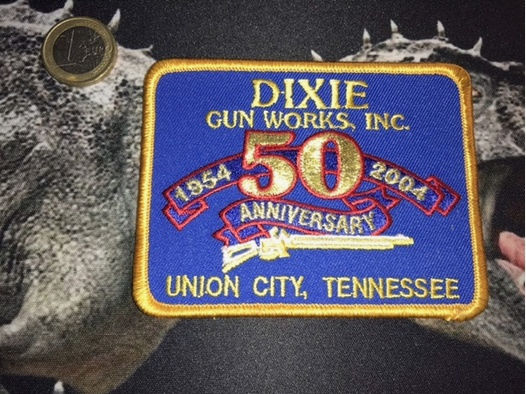 Aufnäher Patch Dixie Gunworks inc., muzzleloader, 50 years, Tennessee