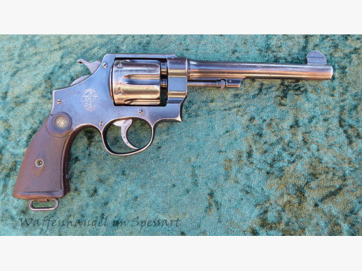 Revolver Smith&Wesson Mark.2, Handejektor, Britischer Militärrevolver aus dem WK1! Kal..455Webley
