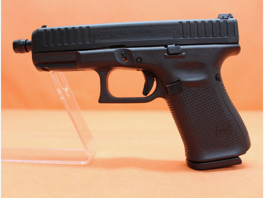 Ha.Pistole .22lr Glock 44 Gen5 118mm Lauf/ Mündungsgewinde M9x0,75/ Reservemagazin (.22L.R./ .22lfb)