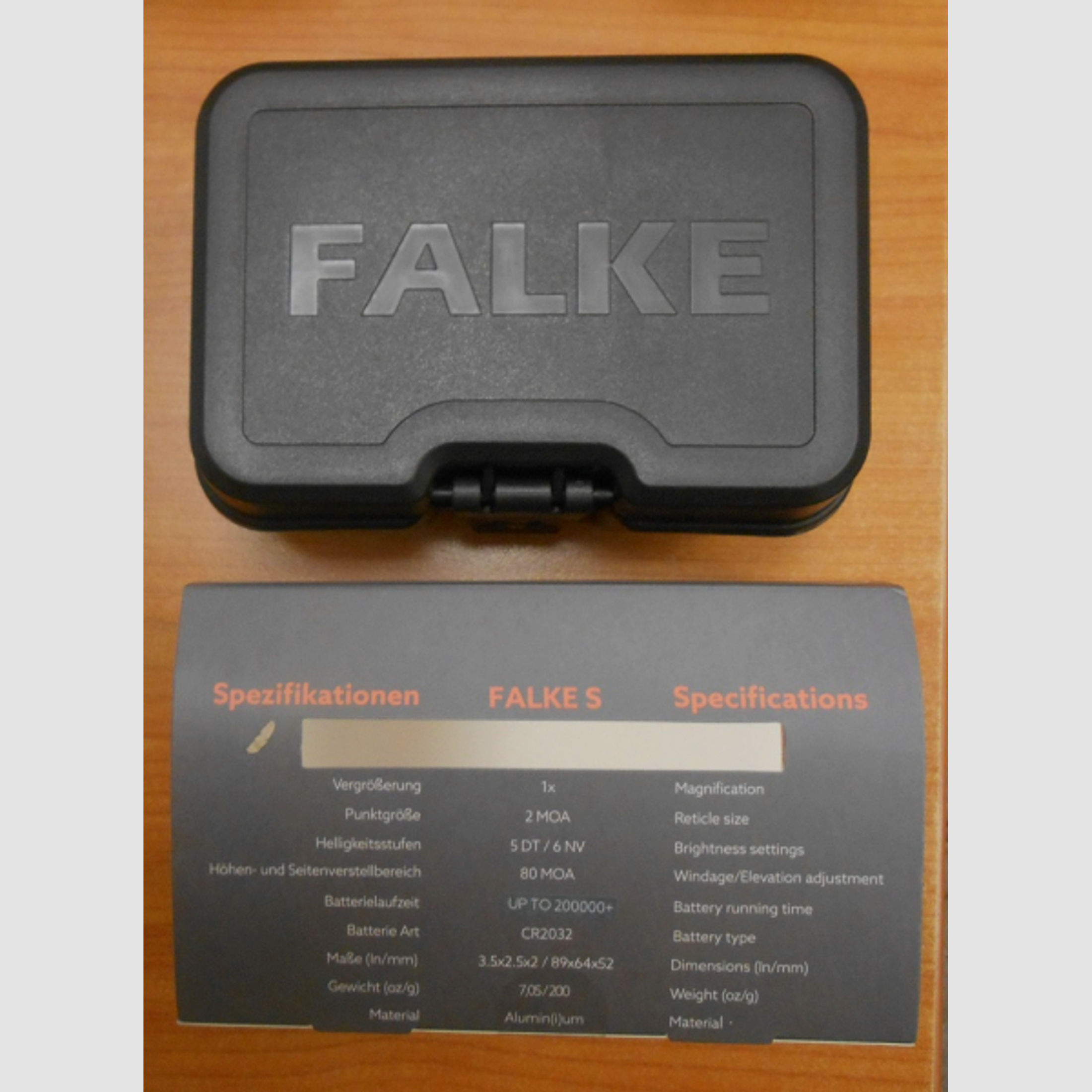 Falke S Red dot sight - für Weaver/Picatinny - Schnellspannmontage