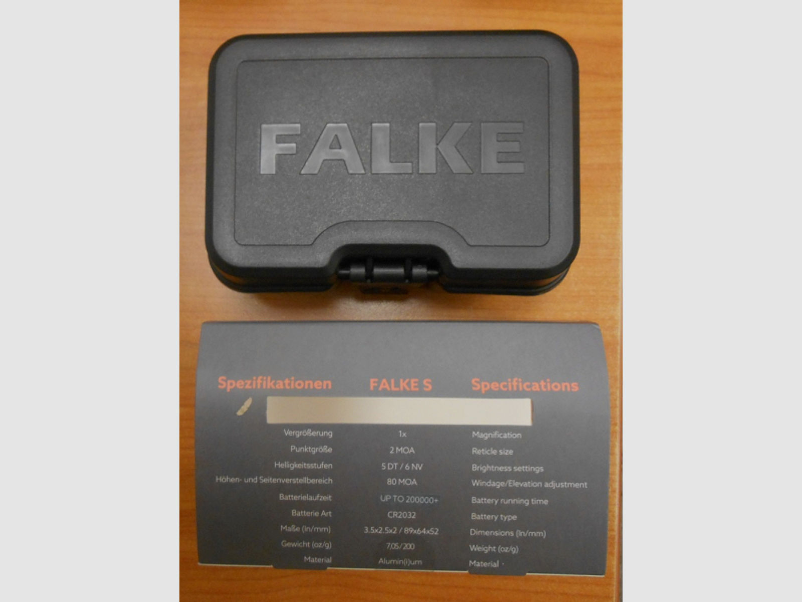 Falke S Red dot sight - für Weaver/Picatinny - Schnellspannmontage