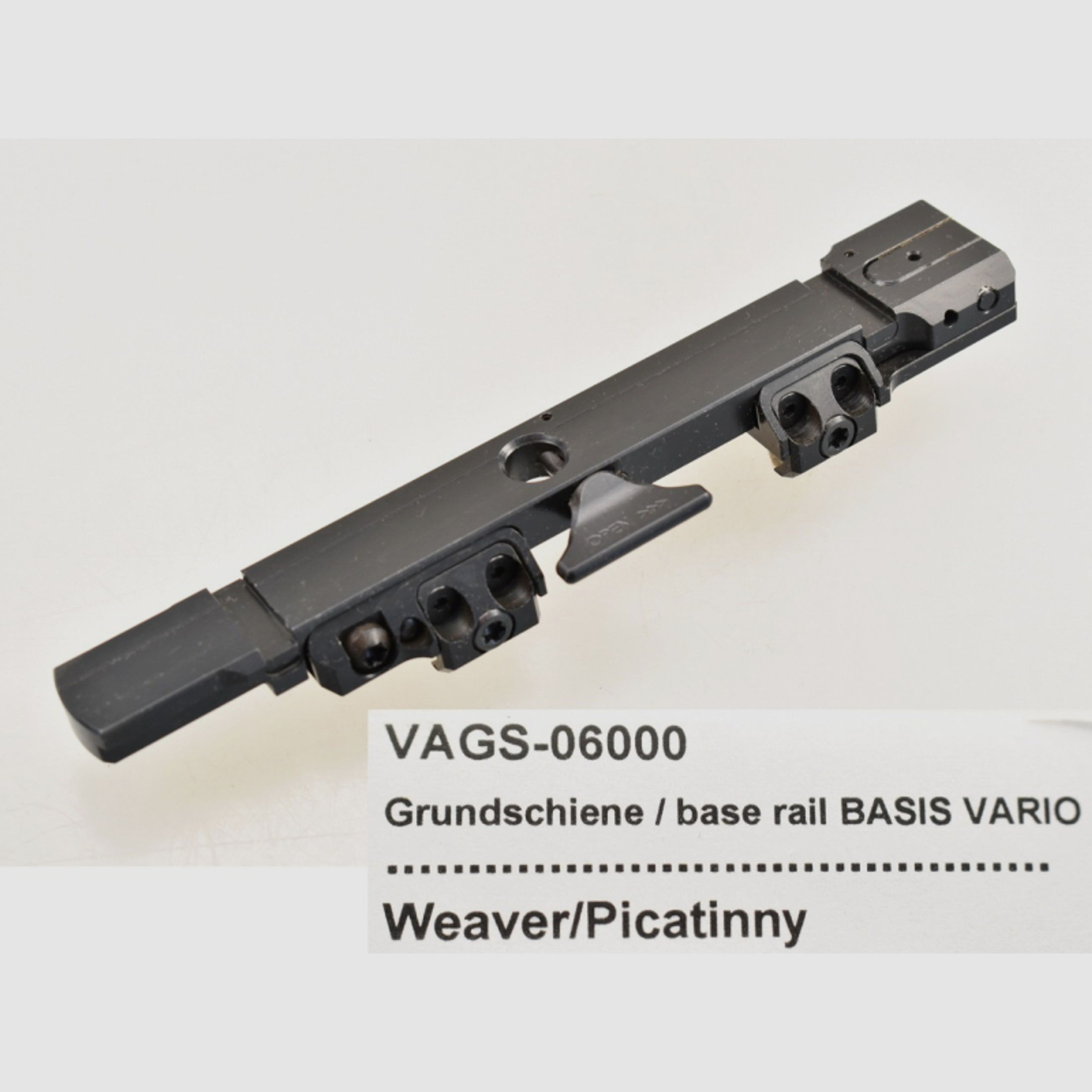 DENTLER " BASIS Vario " Grundschiene VAGS-06000 für Weaver / Picatinny