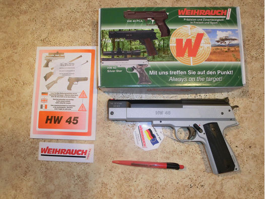 Weihrauch Luftpistole HW45 DUO-Tone Kal. 5,5mm (.22)