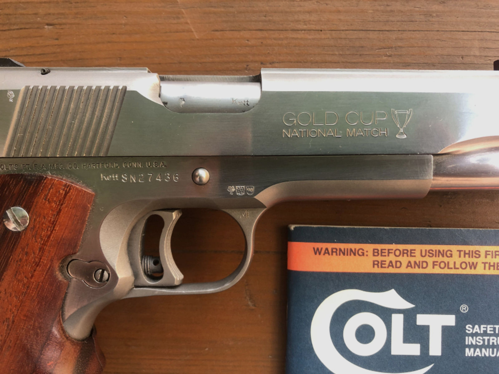 Colt Gold Cup National Match .45Auto 1911 MKIV Series `80