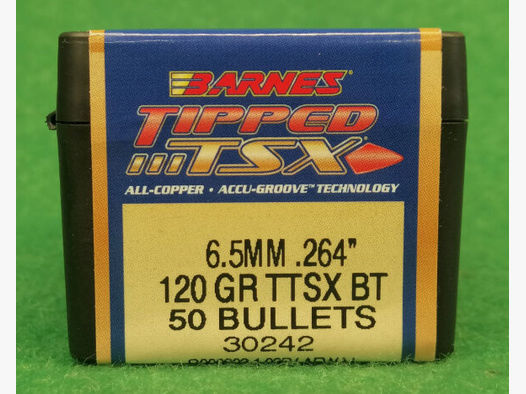 BARNES TTSX #30242 Kaliber 6,5mm (.264) - 120 Grain