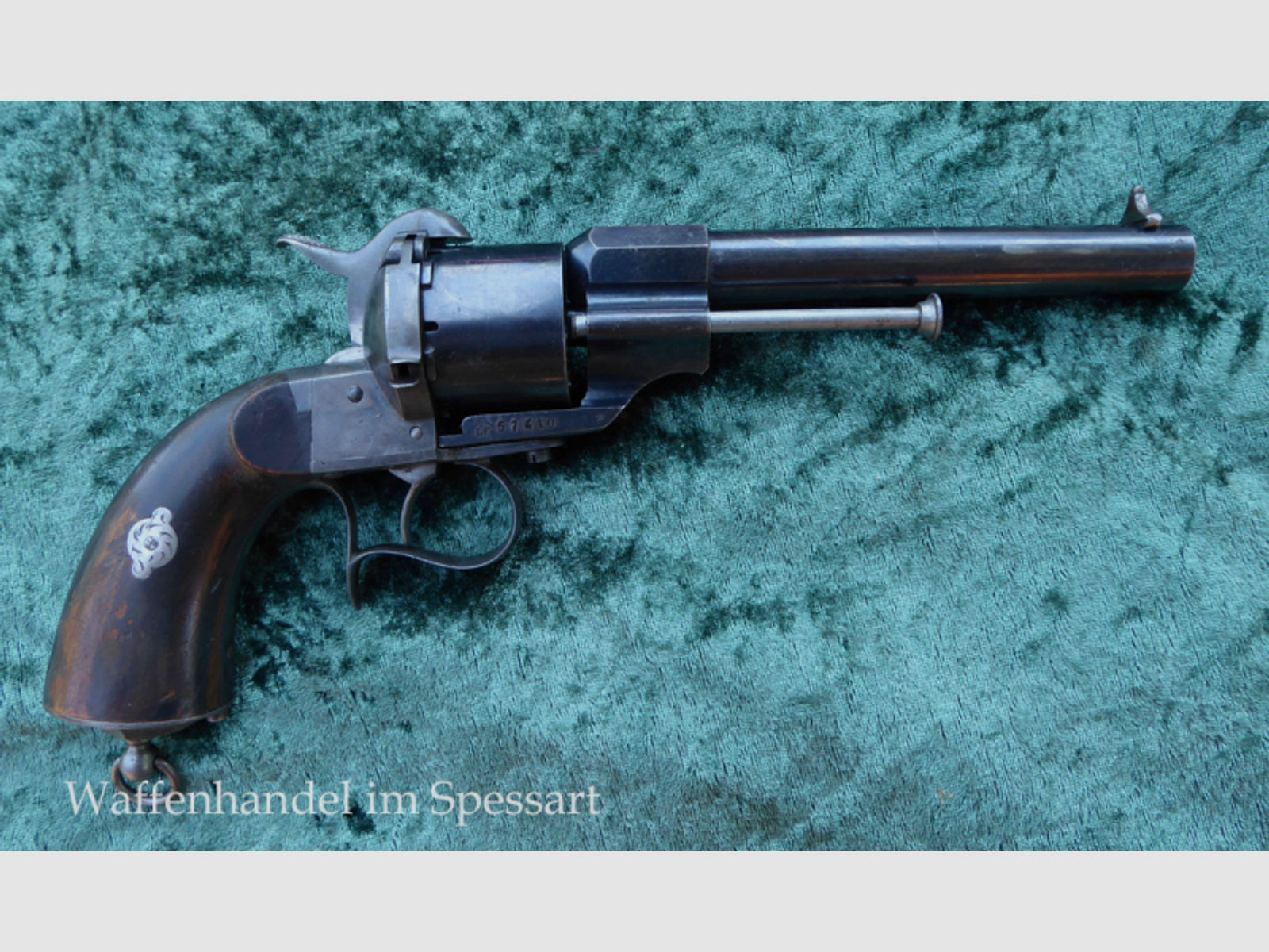 Revolver E. Lefaucheux, Paris Mod.1854, Kal.11mm Lefaucheux