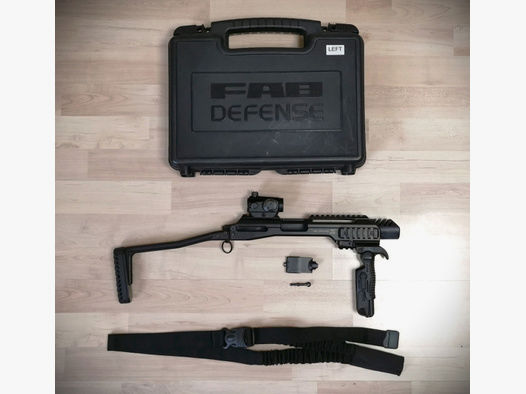 FAB KPOS Schaftumbau Kit für Glock 17 + Red Dot