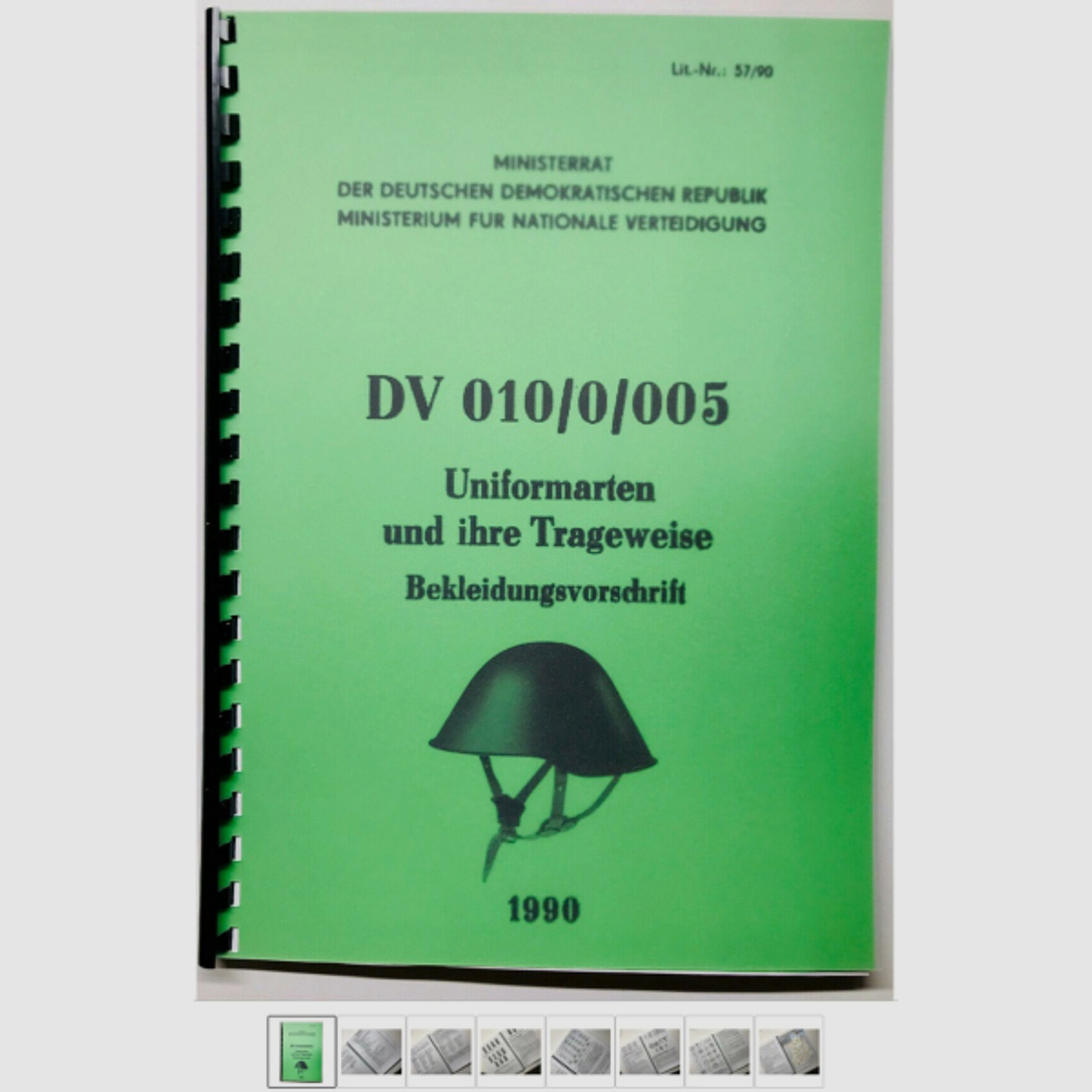 Nachdruck NVA Dienstvorschrift DV 010/0/005 Uniformarten + ihre Trageweise DDR AK47 Makarov Simonov