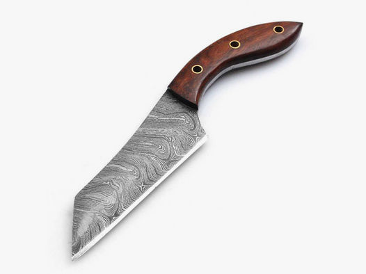 Damast Messer, sehr schönes Hand geschmiedetes Damast Jagd Messer 727EA