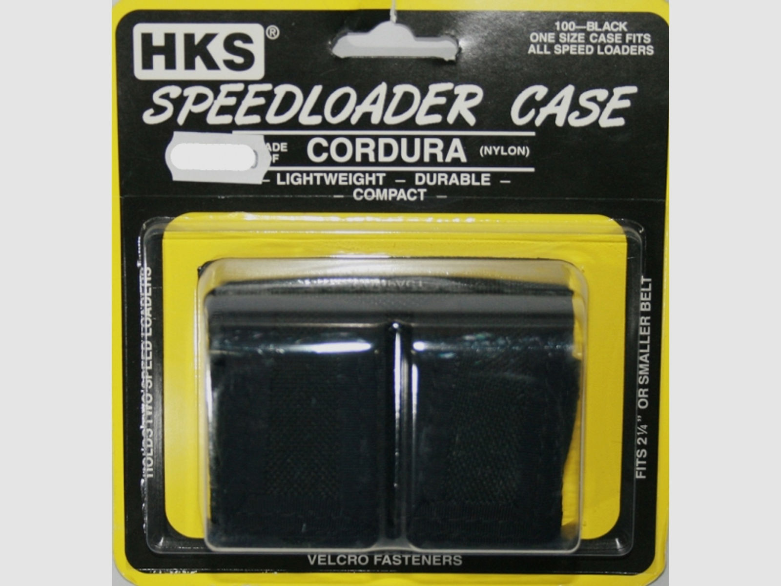 HKS Speedloader Doppeltasche aus Cordura | schwarz | passen für alle HKS>S&W/Smith&Wesson/Colt/Ruger