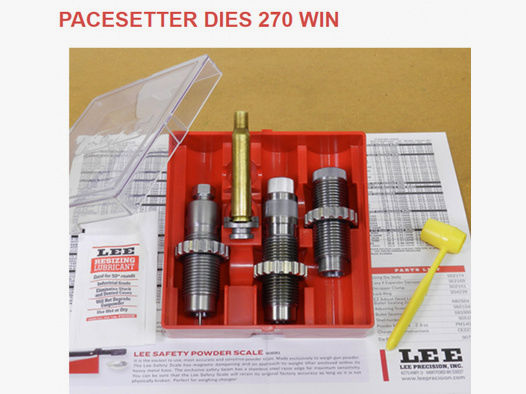 LEE 3-Die-Pacesetter Langwaffen Matrizensatz-SET Full-Length | .270 Win. 270 Winchester | #90505 NEU