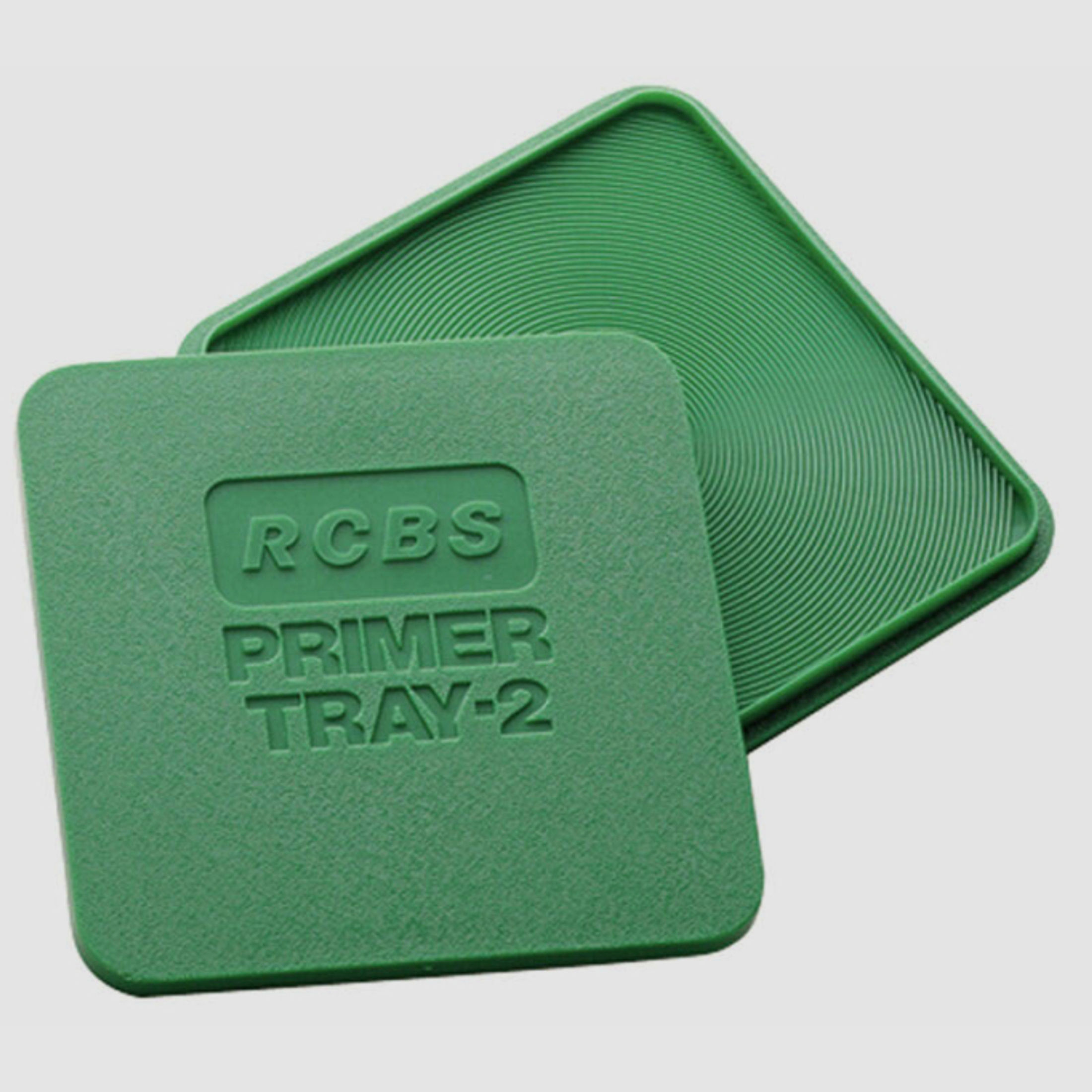 RCBS 9480 PRIMER TRAY-2 Zündhütchenwendebox | quadratisch mit gerillter Oberlfäche zum Wenden von Zü