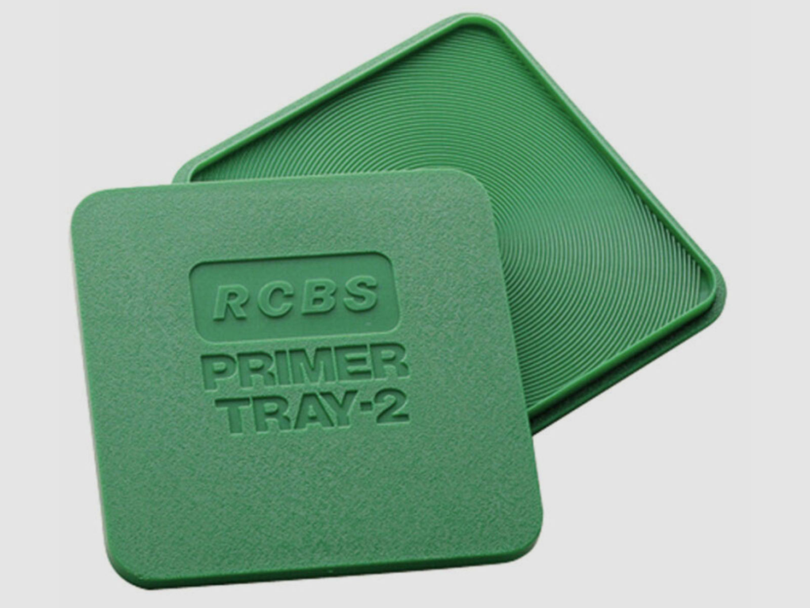 RCBS 9480 PRIMER TRAY-2 Zündhütchenwendebox | quadratisch mit gerillter Oberlfäche zum Wenden von Zü