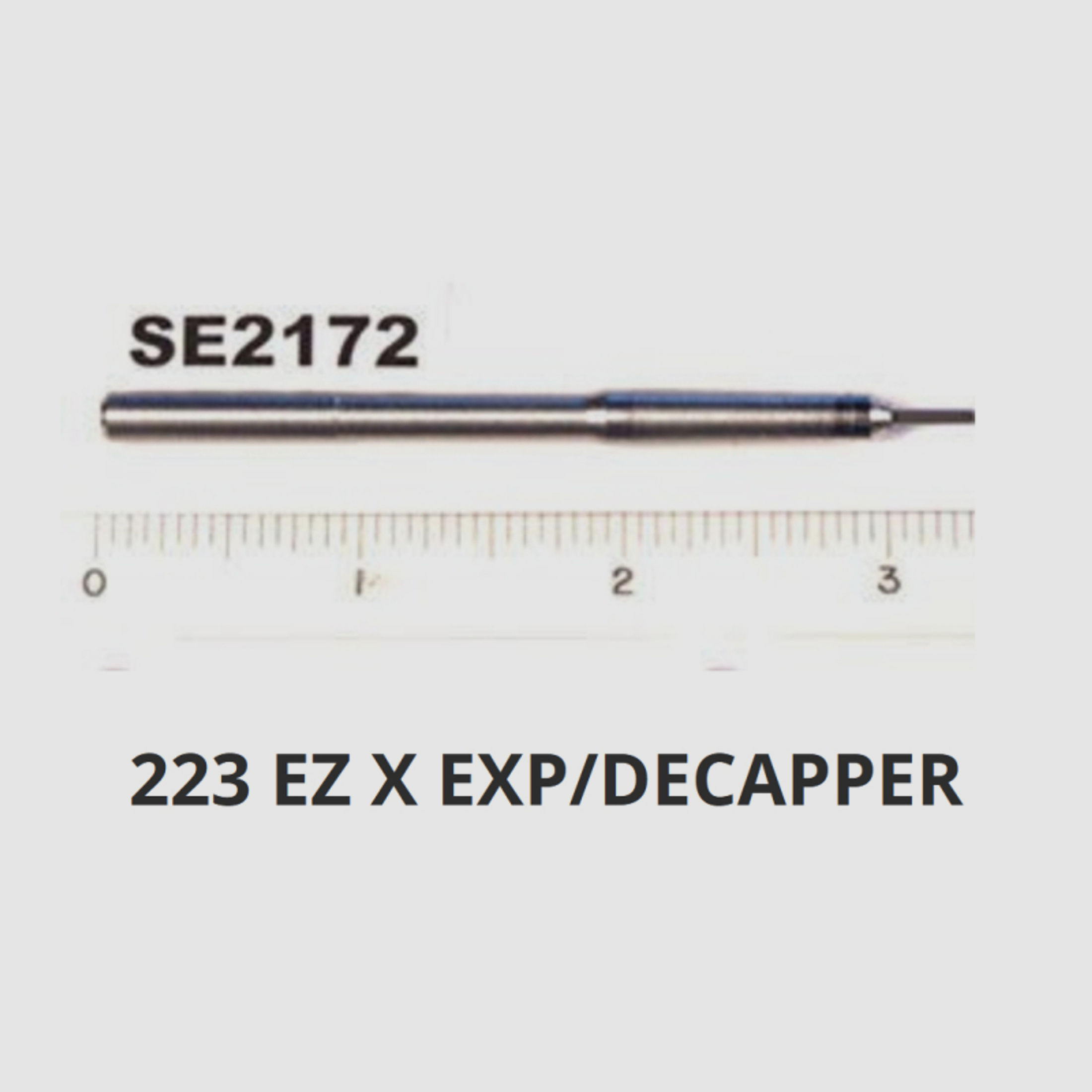 LEE SE2172 Spare Expander Decapper ROD .223 Rem. .222 224 | Ausstoßer Spindel für Kalibriermatrize